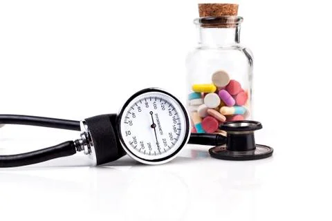 Stethoscope with Reflection Stock Photos