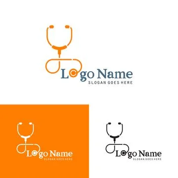 Stethoscope sign Stock Illustration