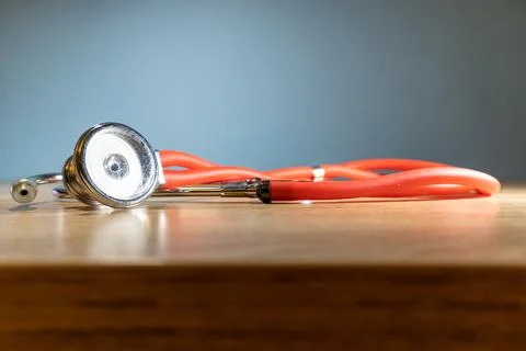 Stethoscope on the table 库存照片