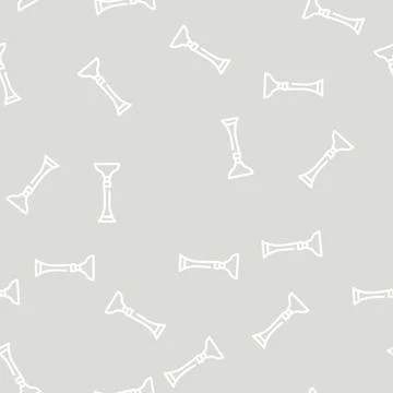 Stethoscope tool line vector seamless pattern sign 스톡 일러스트