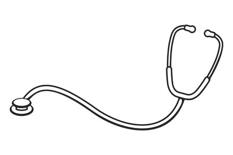 Stethoscope Vector Icon Stock Illustration