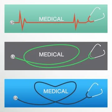 Stethoscope vector Stock Illustration