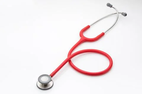 Stethoscope on a white background Stock Illustration
