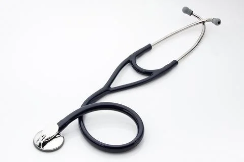 Stethoscope on a white background Stock Illustration