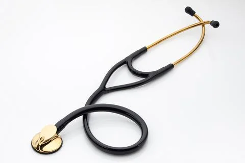 Stethoscope on a white background Stock Illustration