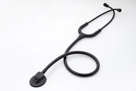 Stethoscope on a white background Stock Illustration