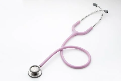 Stethoscope on a white background Stock Illustration