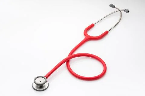 Stethoscope on a white background Stock Illustration