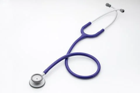 Stethoscope on a white background Stock Illustration