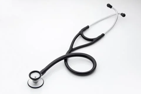 Stethoscope on a white background Stock Illustration