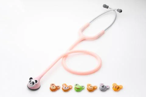 Stethoscope on a white background Stock Illustration