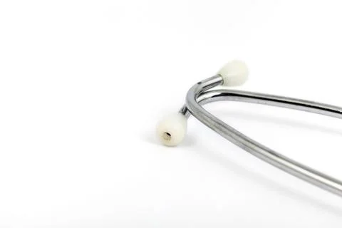 Stethoscope with white background Stock Photos
