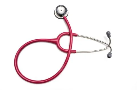 Stethoscope on white background 스톡 사진