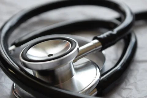 Stethoscope on a white background. Stock Photos