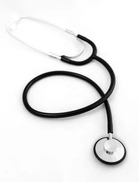 Stethoscope in white background Stock Photos