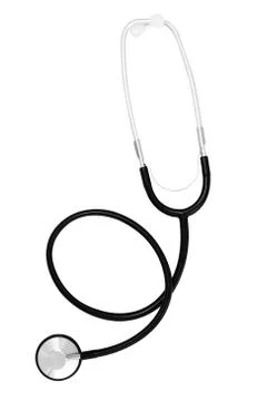 Stethoscope in white background Stock Photos