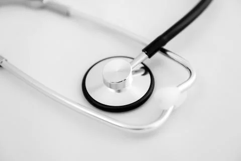 Stethoscope in white background Stock Photos