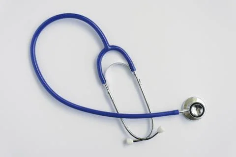 Stethoscope on White Background Stock Photos