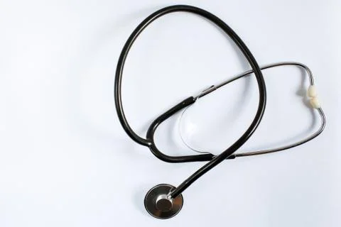 Stethoscope on a white background Stock Photos