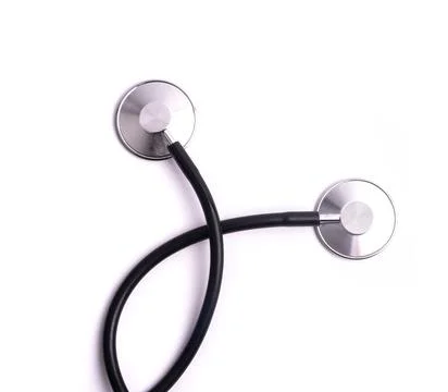 Stethoscope on a white background Stock Photos