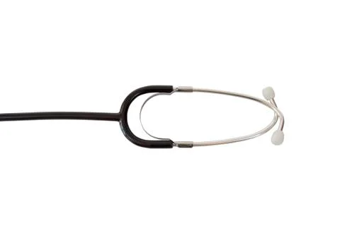 Stethoscope on white Stock Photos