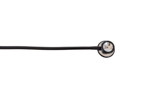 Stethoscope on white Stock Photos