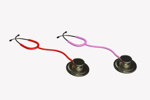 Stethoscopes Stock Illustration