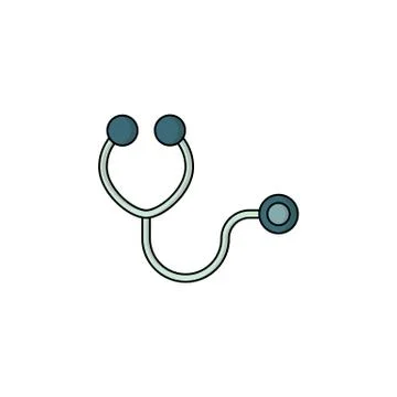 Stetoscope icon vector illustration Stock Illustration
