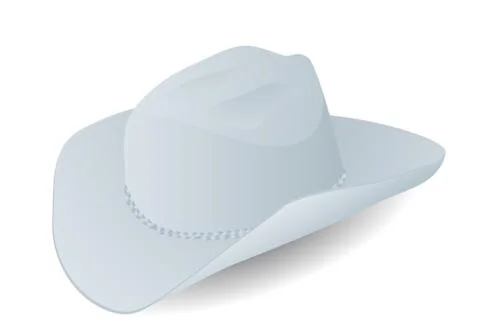 Stetson on white Stock Illustration