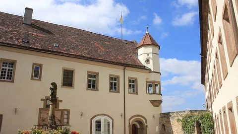 Stettenfels Castle in Germany Stock Footage 77213724