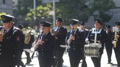 Steuben Parade, NYC Stock Footage 120760138