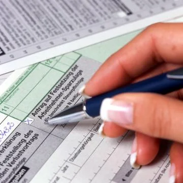 Steuererklärung Stock Photos
