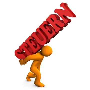 Steuerlast Stock Illustration