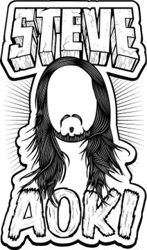Steve Aoki Stock Illustration