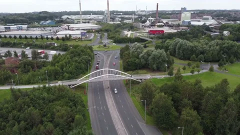 Steve prescott bridge Stock Footage 160061364