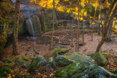 Steven's falls Stock Photos