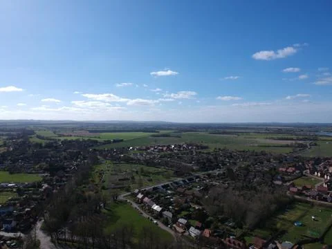 Steventon from above Foto stock
