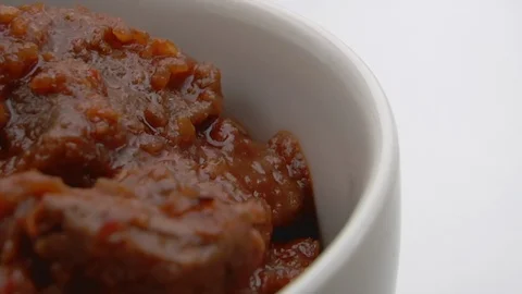 Stew Beef In Bowl Stock Footage 108261491