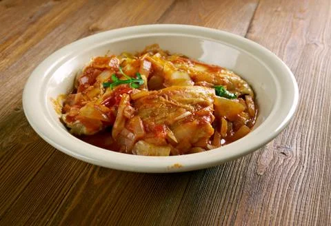 Stew Chicken Foto stock