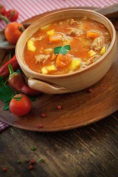 Stew soup Stock Photos