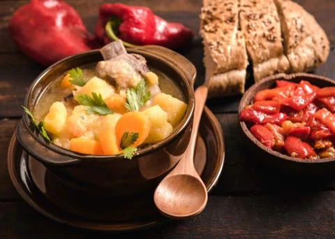 Stew soup Stock Photos
