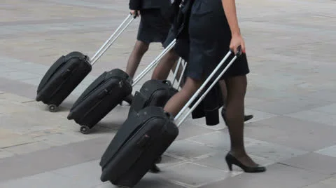 Stewardess Stock Footage 26073724