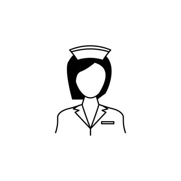Stewardess icon. Avatar element of professions for mobile concept and web apps Stock Illustration