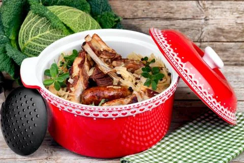 Stewed Cabbage Stock Photos