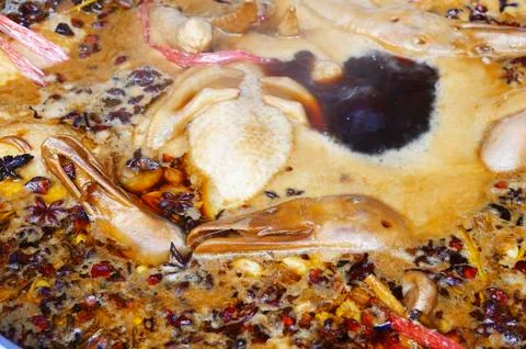 Stewed duck Stock Photos