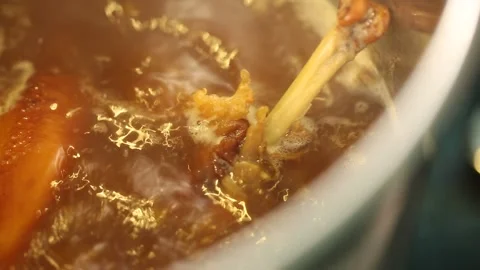 Stewed meat soup (5) Stock Footage 202261026