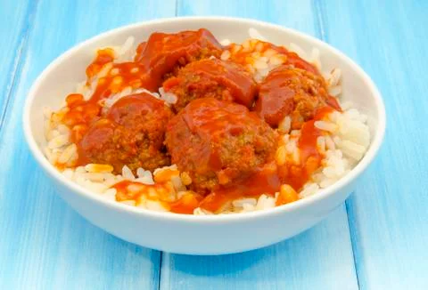 Stewed meatballs Stock Photos