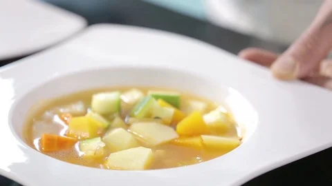 Stewed vegetables Stock Footage 77046109