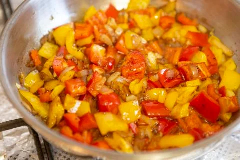 Stewed vegetables Stock Photos