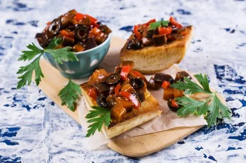 Stewed vegetables in sauce Stock Photos